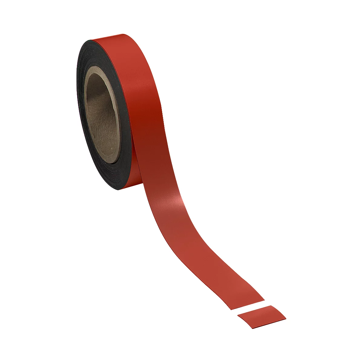 Bande magnétique inscriptible, 30 mm x 100 m, rouge clair