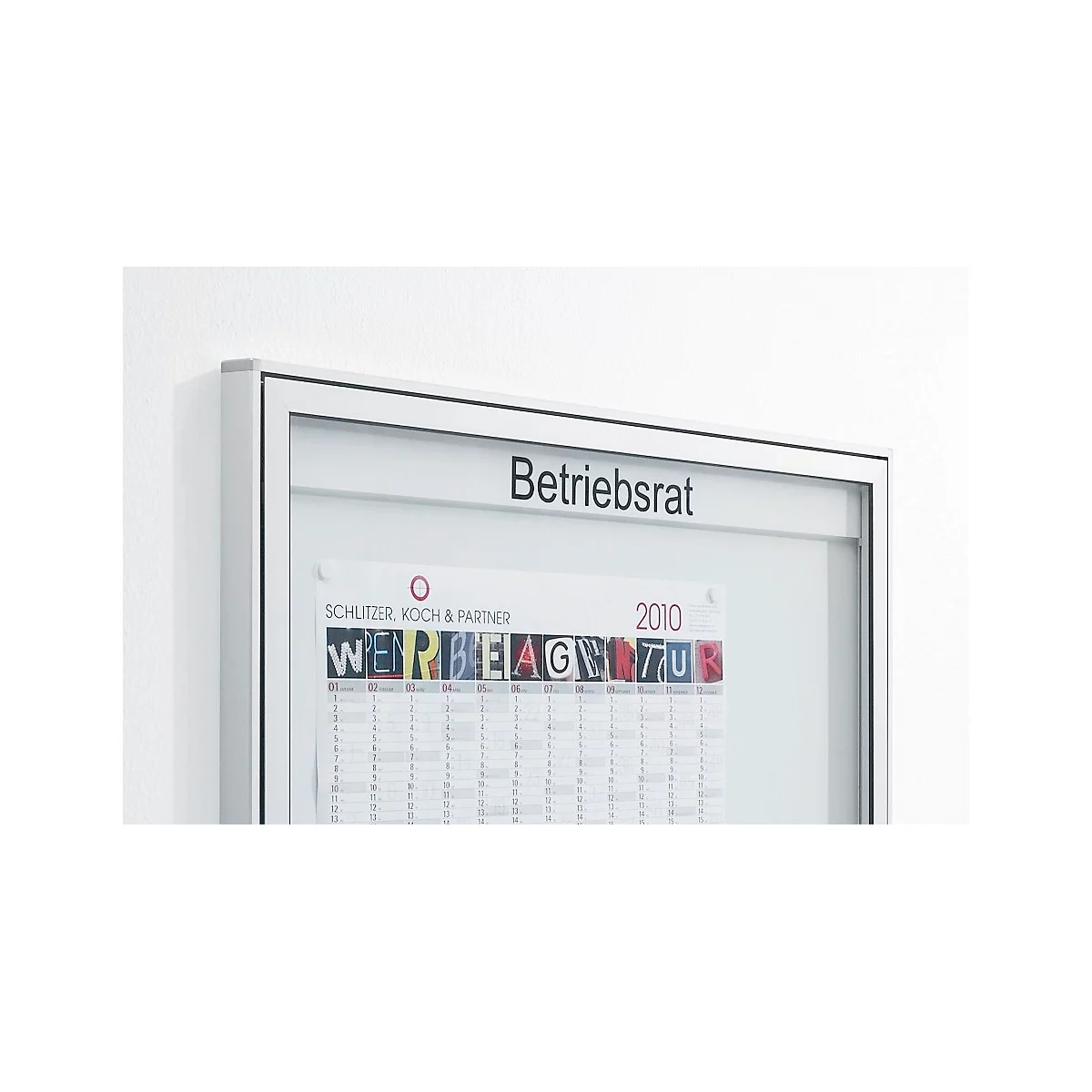 Bandeau d'information et d'obturation pour vitrines MEDIA AR, inscriptible