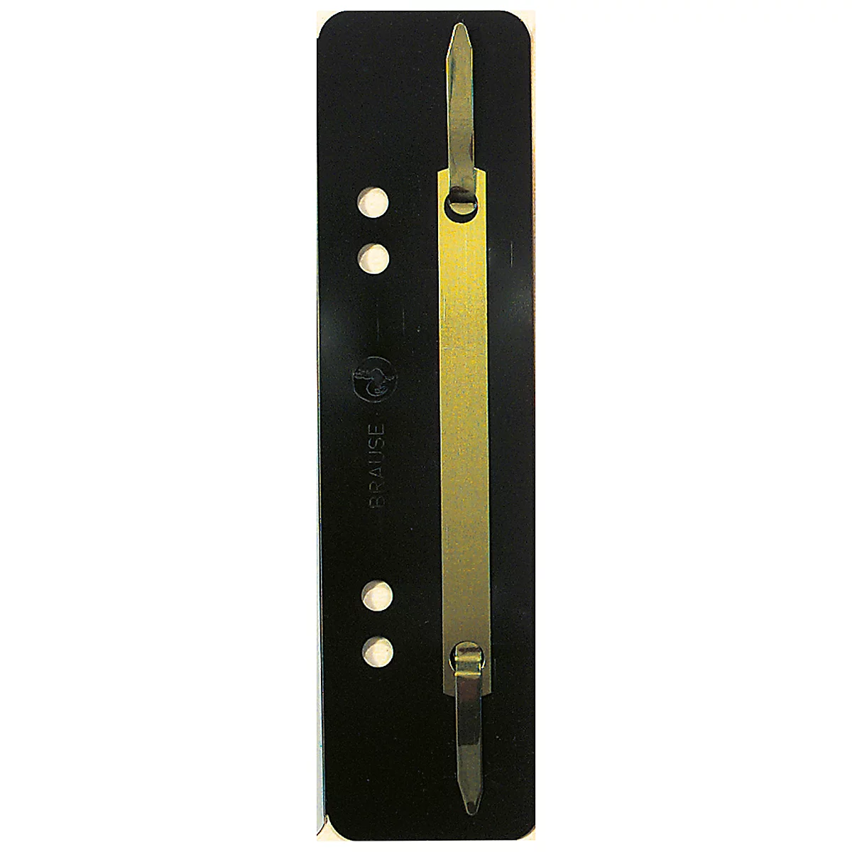 Bandes agrafeuses Exacompta 425001B, perforation 60 &amp; 80 mm, L 150 x l 35 mm, plastique &amp; métal, noir, 100 pcs.