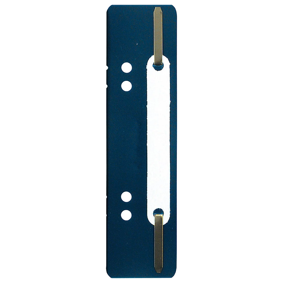 Bandes agrafeuses Exacompta 426007B, perforation 60 &amp; 80 mm, L 150 x l 35 mm, plastique &amp; métal, bleu foncé, 250 pcs.