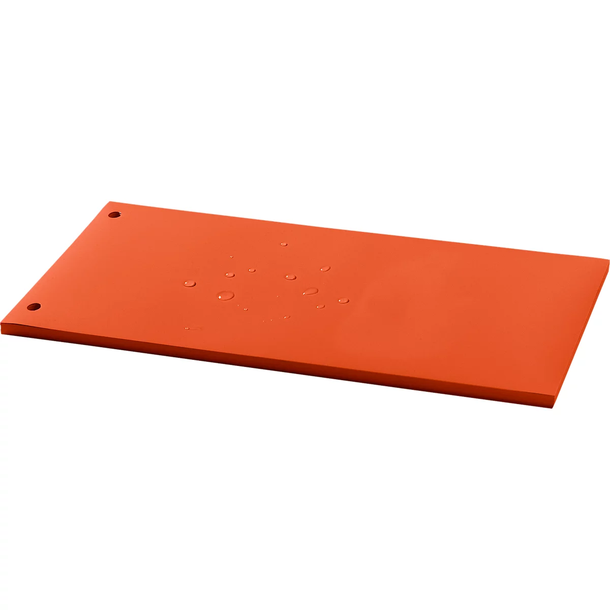 Bandes d'intercalaires en plastique, polypropylène, coloris uni, 100 p., rouge