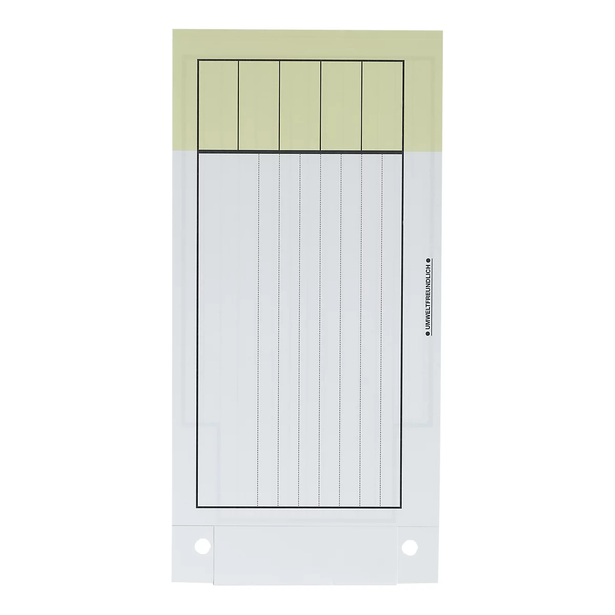 Bandes d'intercalaires inscriptibles, en papier, 250 p., chamois