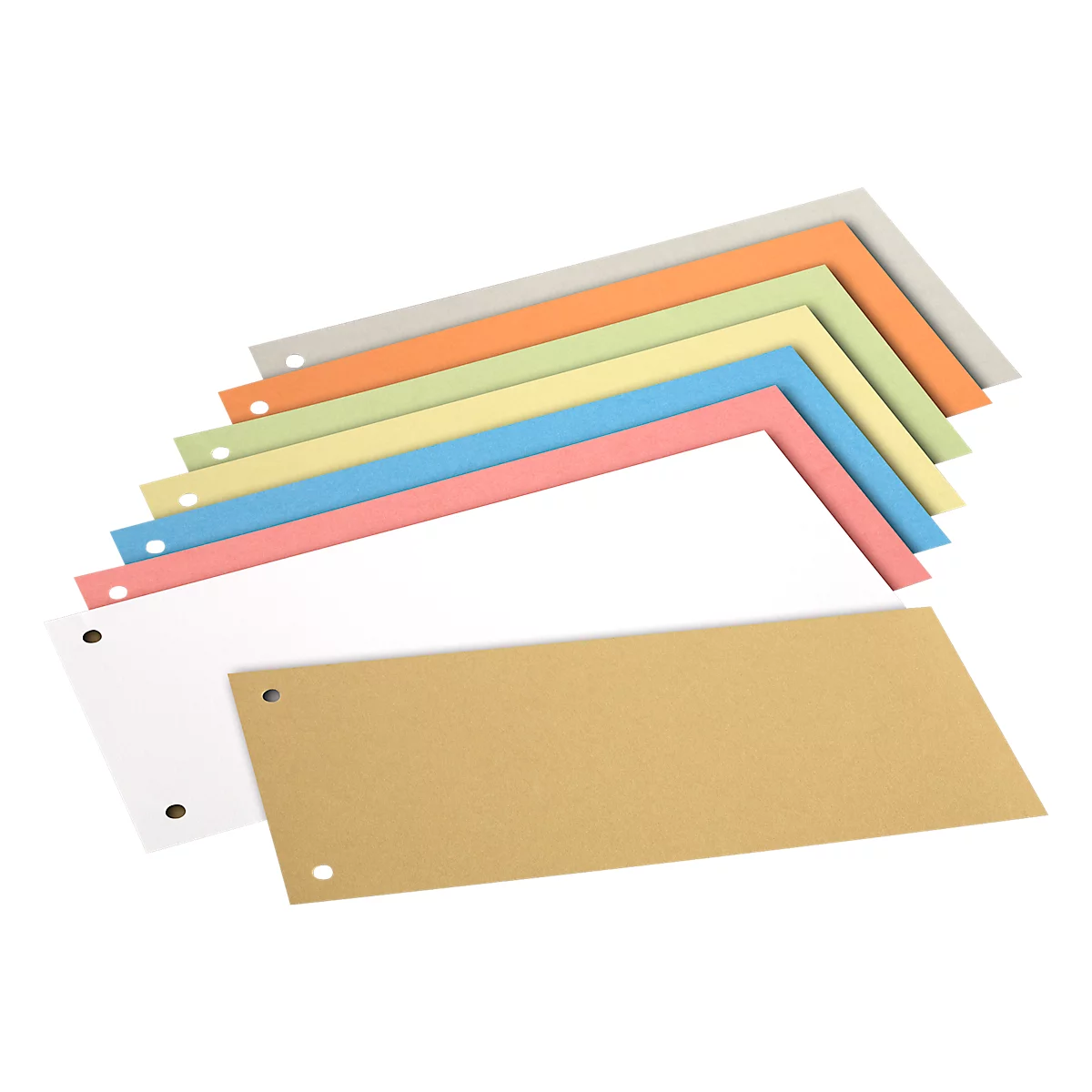 Bandes d'intercalaires SCHÄFER SHOP, carton, coloris assortis, 200 p.