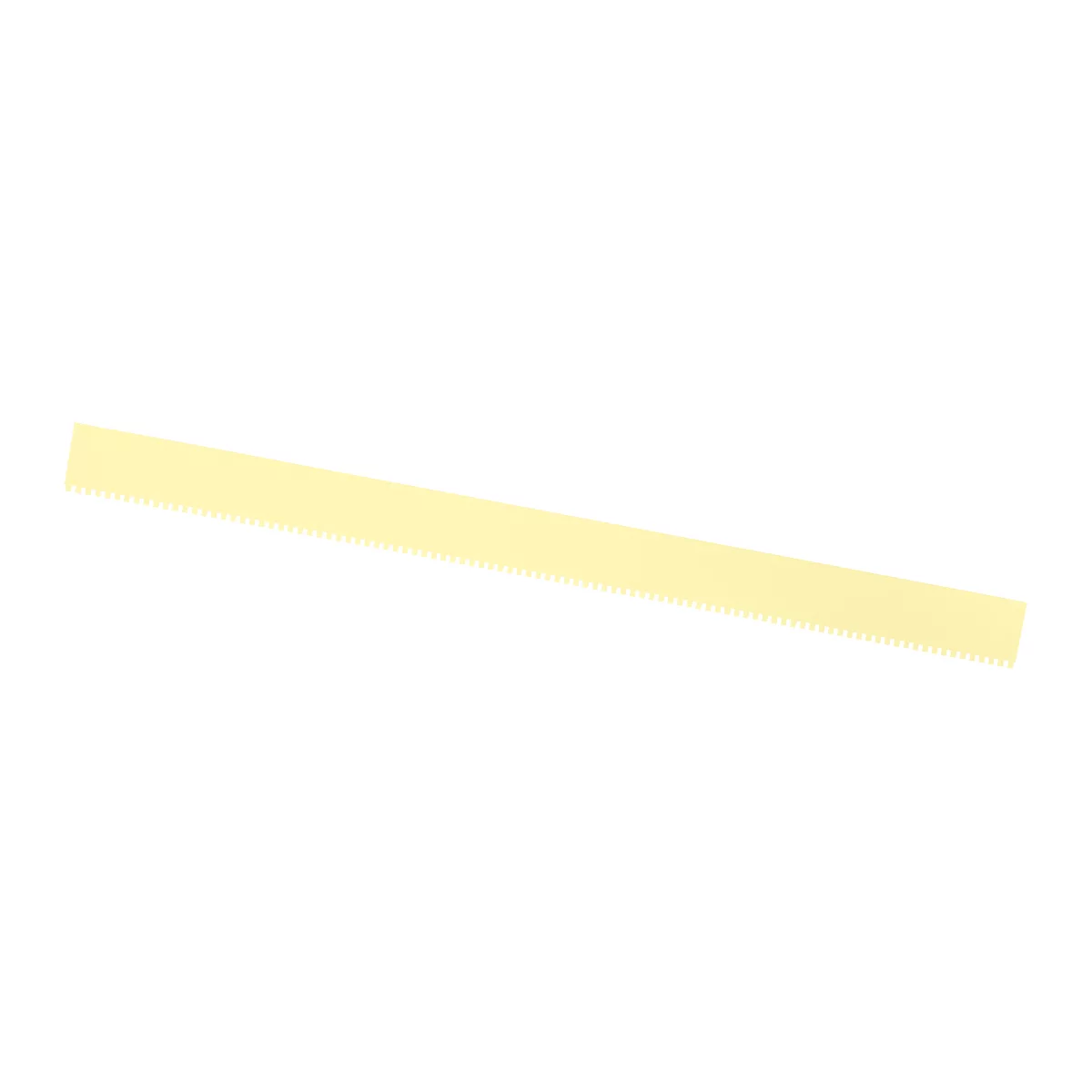 Bandes de désignation en carton, jaune