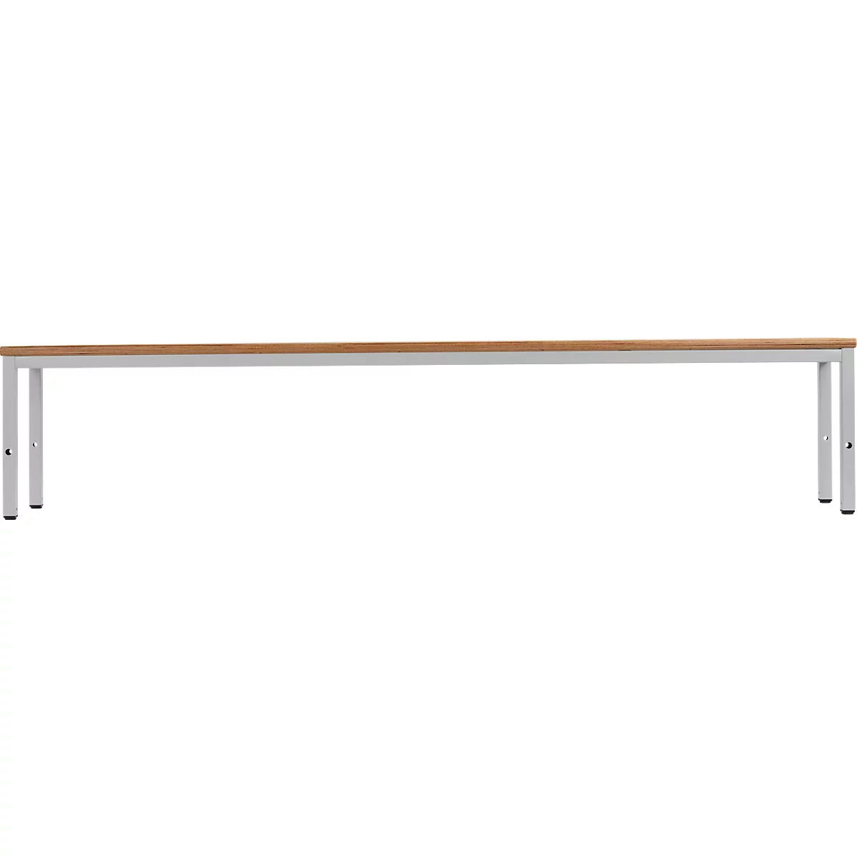 Bank voor kleedkamers Schäfer Shop Select - B 1995 x D 310 x H 415 mm - lichtgrijs