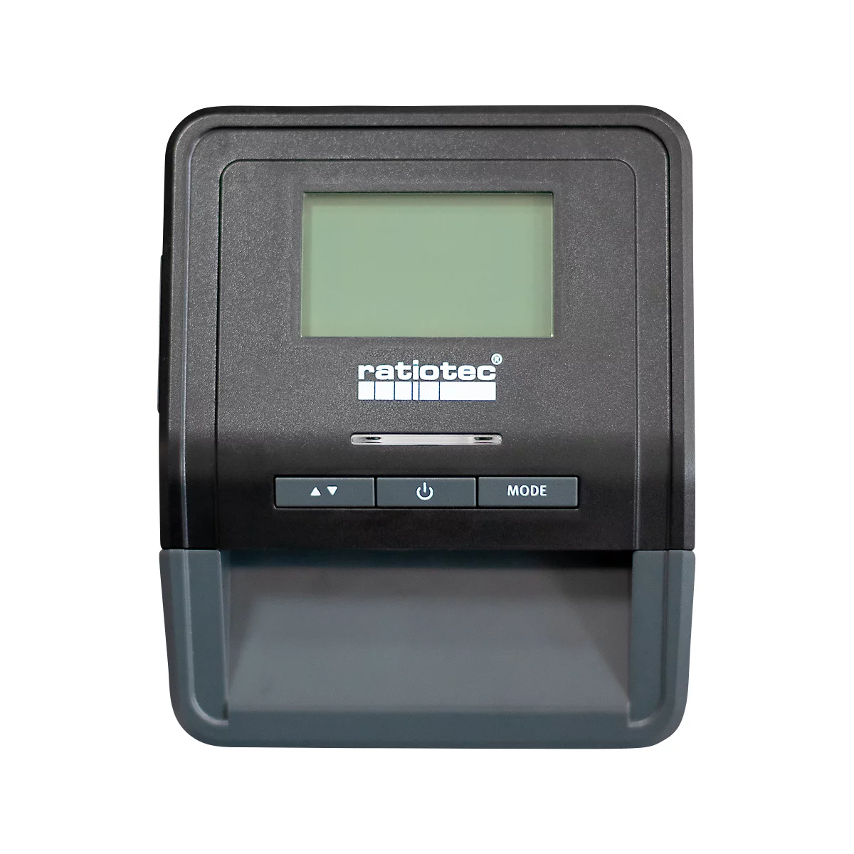 Bankbiljetten validator ratiotec Smart Protect Plus, ECB standaard, IR/MG/MT/SD, 3 valuta's, LC-display &amp; waarschuwingssignaal, telfunctie, USB/microSD, zwart