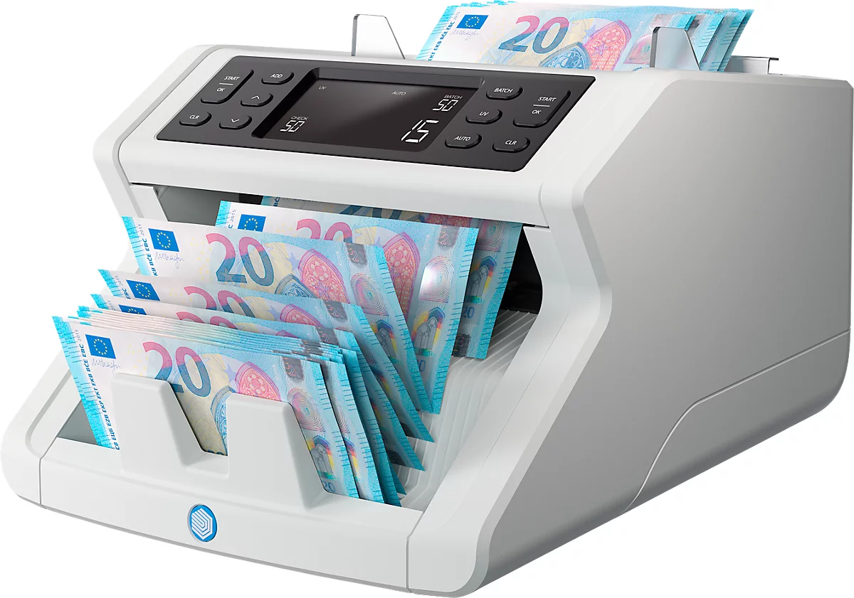Banknotenzähl- und Prüfgerät Safescan 2210, mit UV-Falschgelderkennung