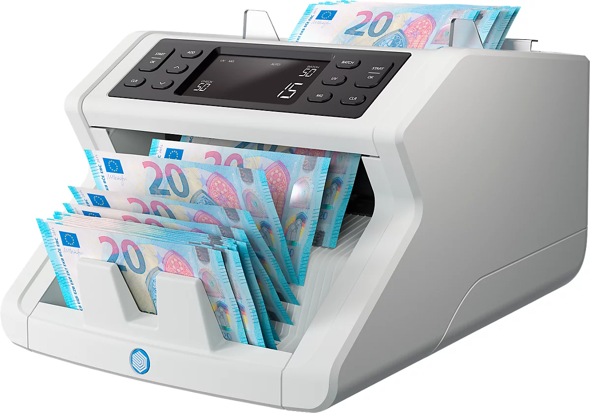 Banknotenzähl- und Prüfgerät Safescan 2250, mit 3-facher Falschgelderkennung