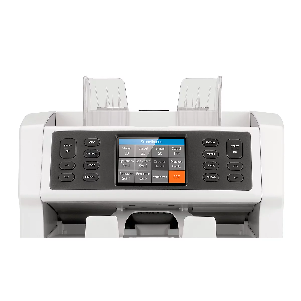 Banknotenzähler Safescan® 2985 SX, zentralbankgetestet, 7 Sicherheitsmerkmale, Wertzähler & -sortierer, bis zu 1200 Scheine/min & bis zu 3 Währungen