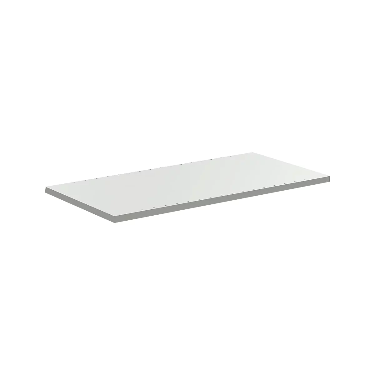 Basisrek H 2000 x B 1000 x D 600 mm, lichtgrijs, met 5 legborden