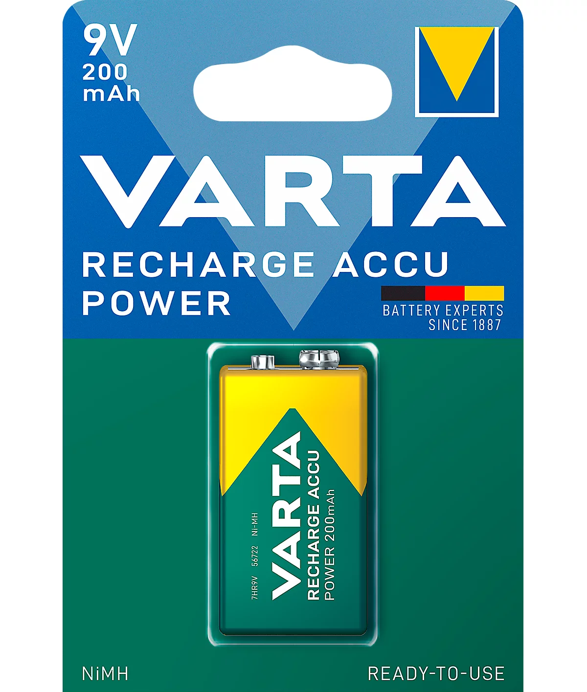 Batería recargable VARTA POWER PLAY LONGLIFE, E-block, 1 pieza