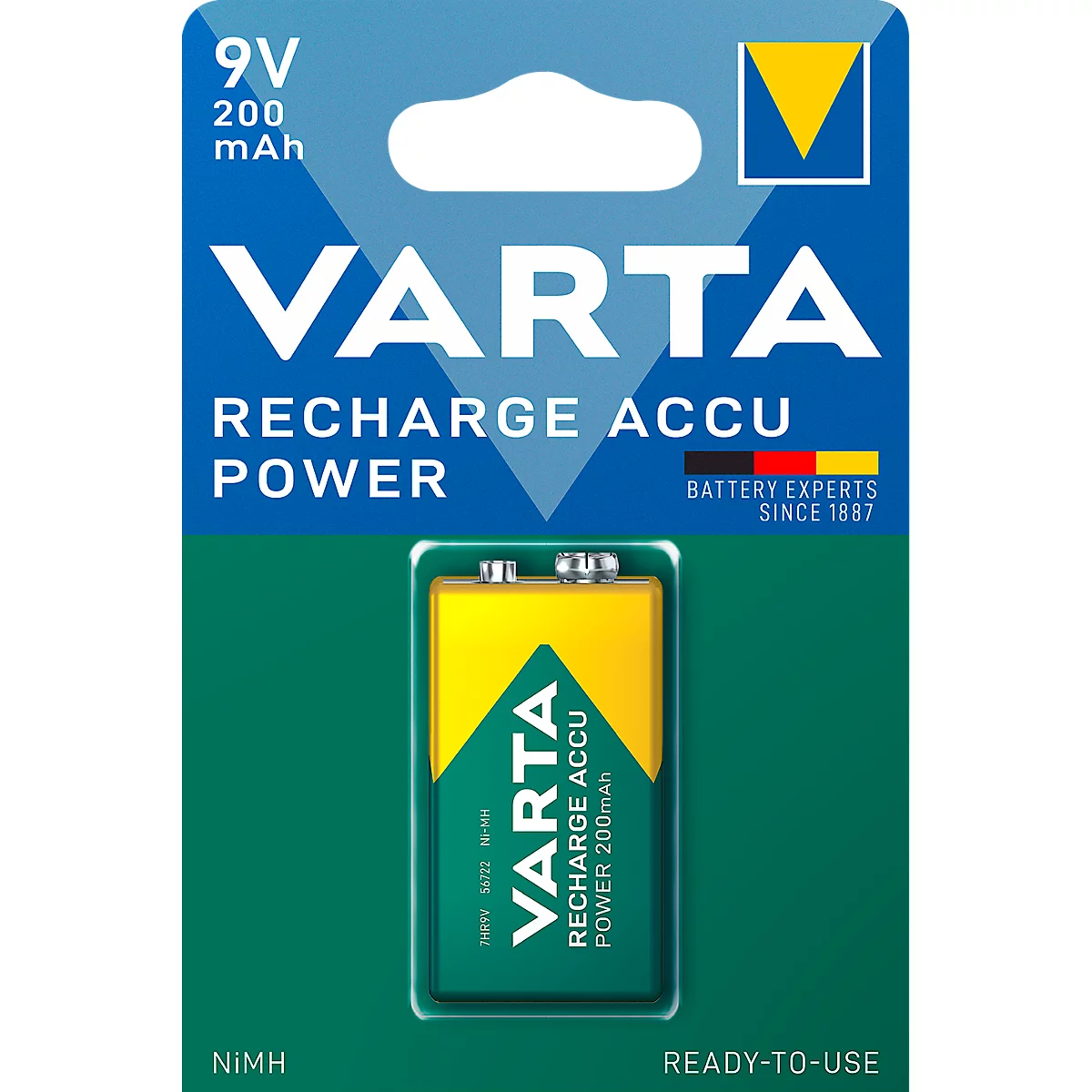 Batería recargable VARTA POWER PLAY LONGLIFE, E-block, 1 pieza