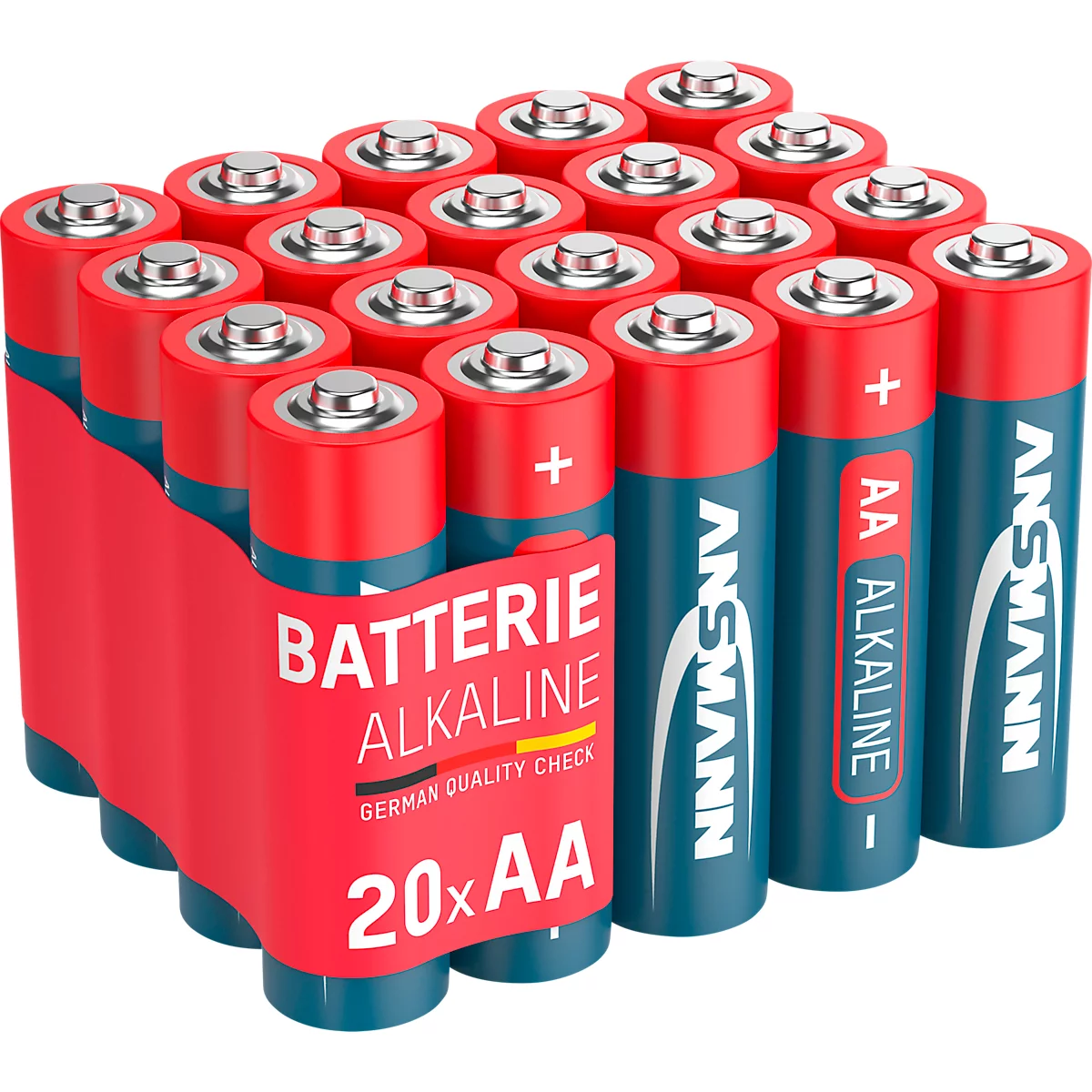 Baterías alcalinas Mignon AA/LR6, 1.5 V, 20 piezas