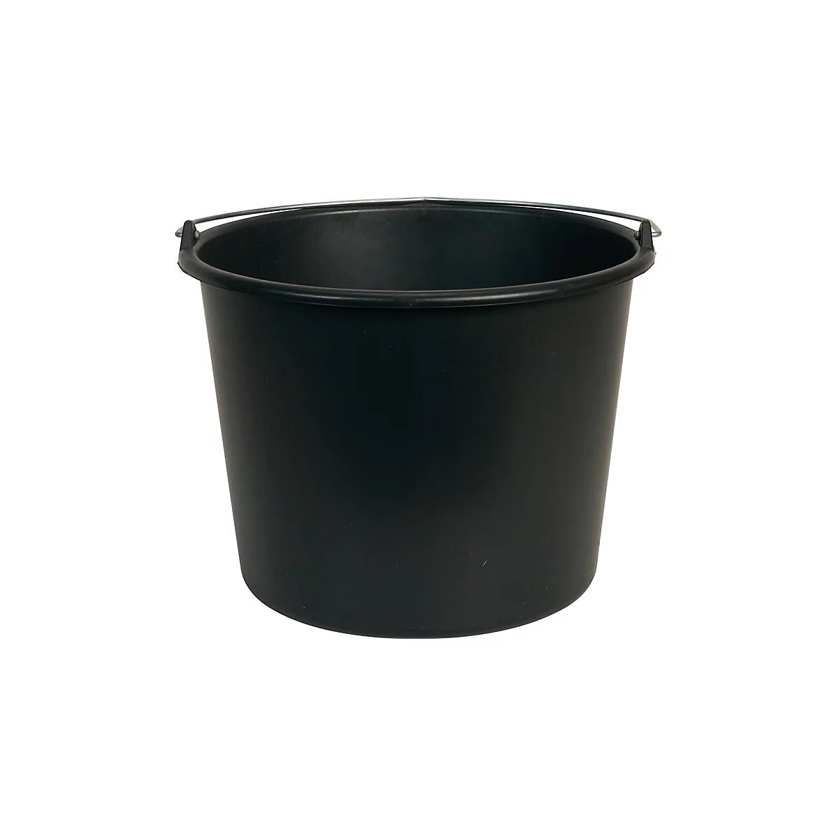 Baueimer GRIPLINE, 12 l, Kunststoff, Liter-Skala, schwarz