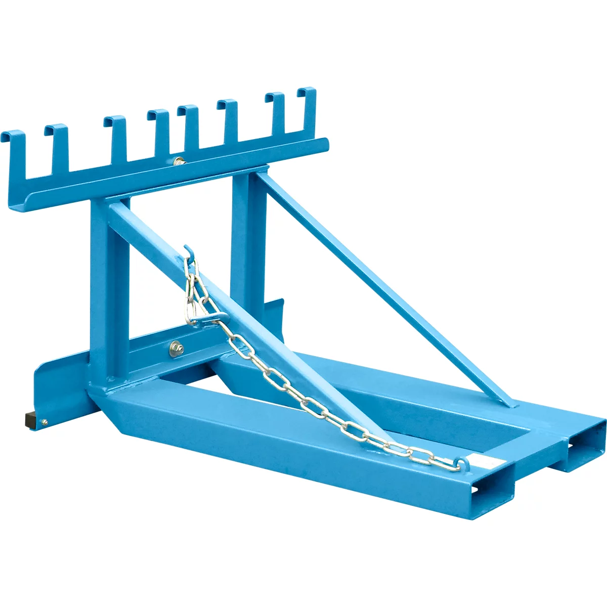 Bauer afvalverzamelaar MH-II, met rubberen aanslag, voor 2x 80- tot 360-L-MGB en 1x 1100-L-MGB, L 1030 x B 1070H 680 mm, gelakt, lichtblauw RAL 5012