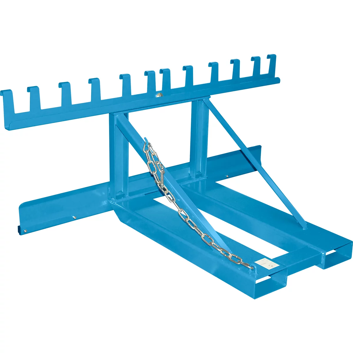Bauer afvalverzamelaar MH-III, met rubberen aanslag, voor 3x 80- tot 360-L-MGB, L 1030 x B 1595 x H 680 mm, gelakt, lichtblauw RAL 5012