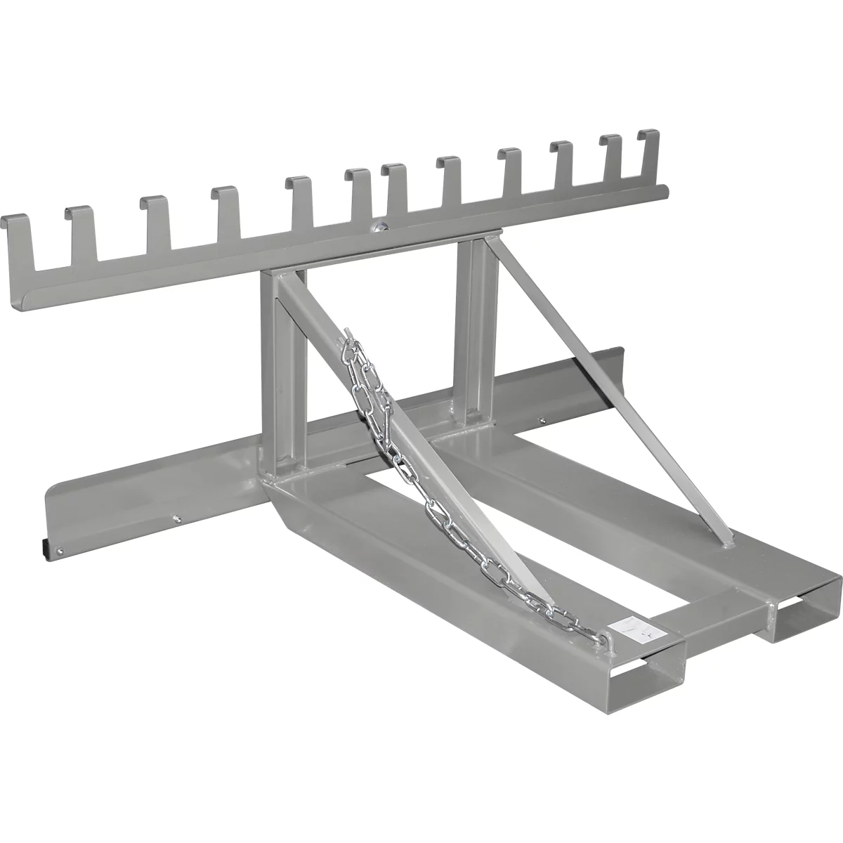 Bauer afvalverzamelaar MH-III, met rubberen aanslag, voor 3x 80- tot 360-L-MGB, L 1030 x B 1595 x H 680 mm, gelakt, muisgrijs RAL 7005