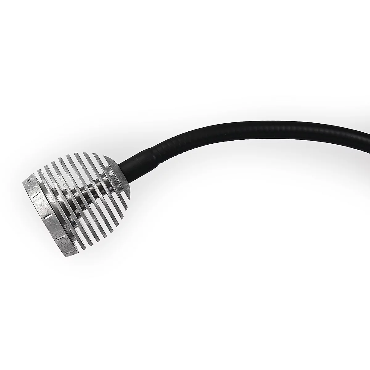 Bauer &amp; Böcker Flexi LED werklamp, 4,5 W, 450 lm, 5500 K, dimbaar, kantelbaar, magneetvoet, IP65, L 610 mm, aluminium, grijs-zwart