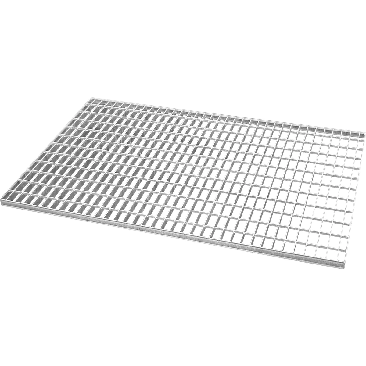 Bauer Gitterrost für Edelstahlauffangwannen Typ VAW-2, bis 1000 kg/m², B 785 × T 1185 × H 30 mm, Edelstahl 1.4571