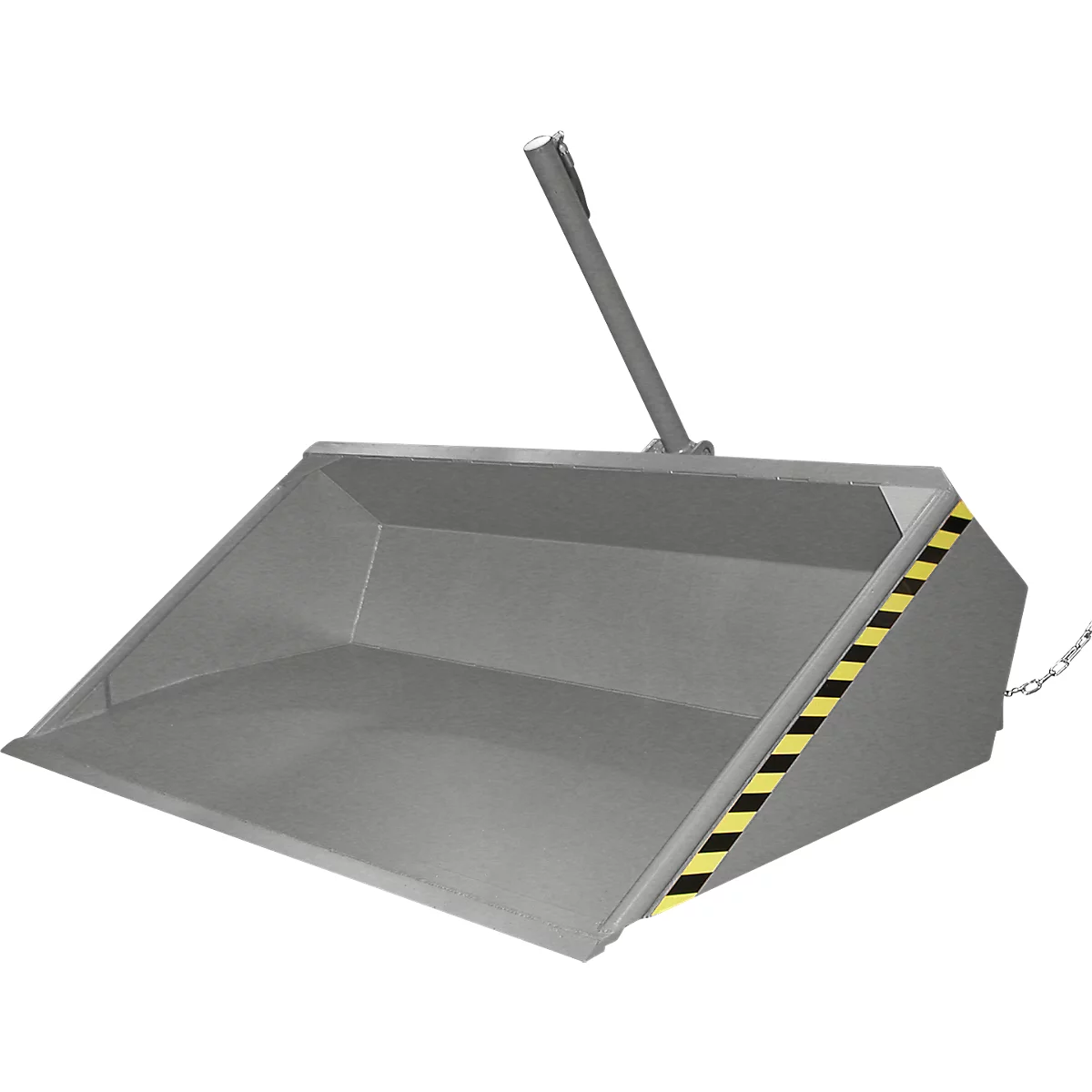 Bauer godet hydraulique pour chariot élévateur DGS 1200, hydraulique pour chariot élévateur, L 1610 x l 2010 x H 1370 mm, 1,2 m³, jusqu'à 1500 kg, acier peint, gris souris