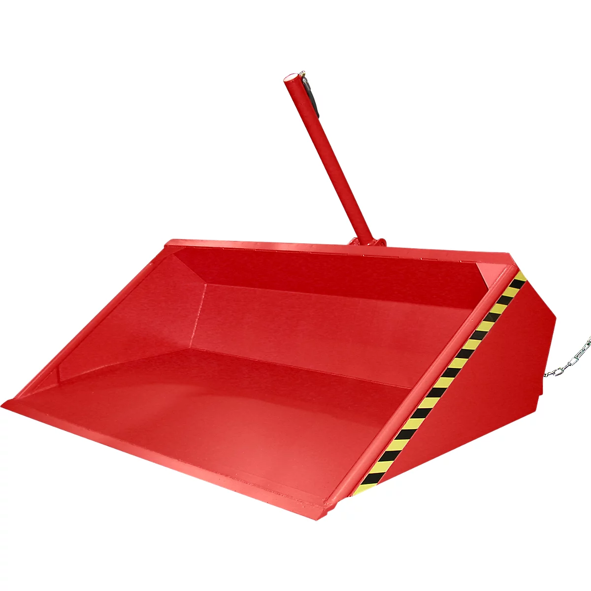 Bauer godet hydraulique pour chariot élévateur DGS 1200, hydraulique pour chariot élévateur, L 1610 x l 2010 x H 1370 mm, 1,2 m³, jusqu'à 1500 kg, acier peint, rouge feu