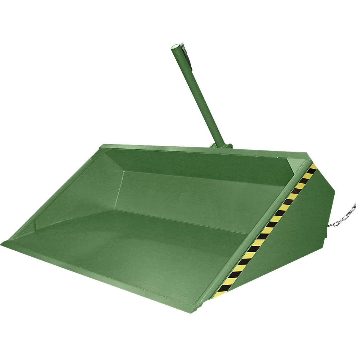Bauer godet hydraulique pour chariot élévateur DGS 1200, hydraulique pour chariot élévateur, L 1610 x l 2010 x H 1370 mm, 1,2 m³, jusqu'à 1500 kg, acier peint, vert réséda