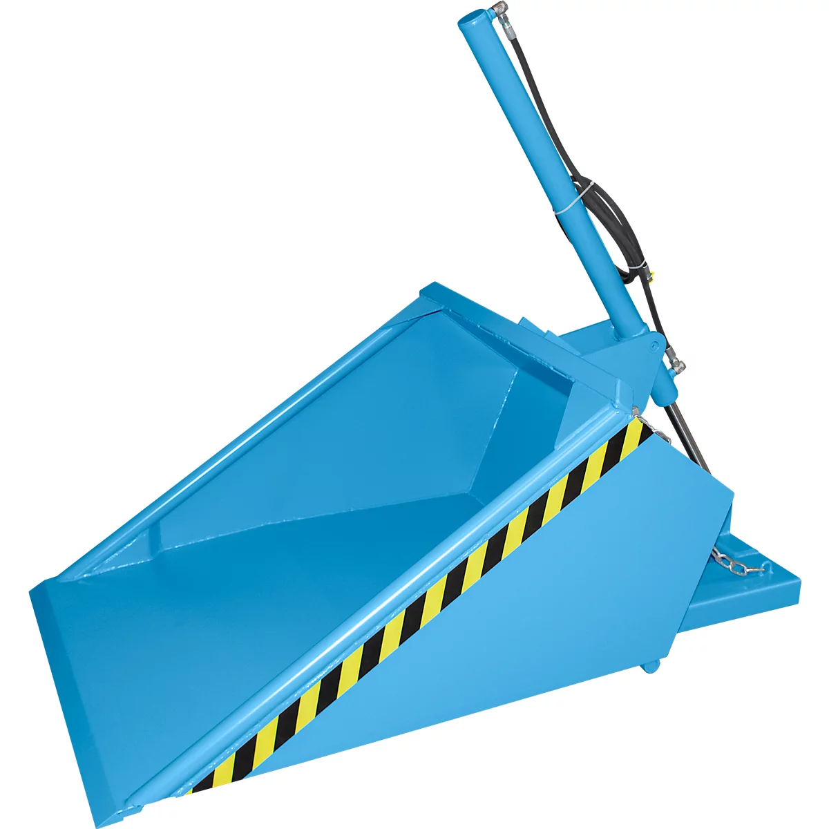 Bauer godet hydraulique pour chariot élévateur DGS 500, hydraulique pour chariot élévateur, L 1610 x l 1050 x H 1370 mm, 0,5 m³, jusqu'à 1000 kg, acier peint, bleu clair