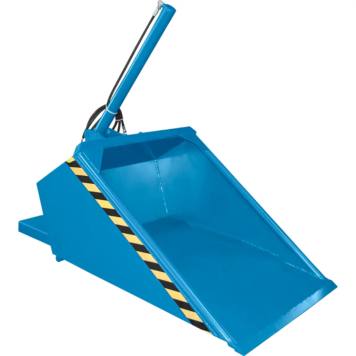 Bauer godet hydraulique pour chariot élévateur DGS 500, hydraulique pour chariot élévateur, L 1610 x l 1050 x H 1370 mm, 0,5 m³, jusqu'à 1000 kg, acier peint, bleu clair