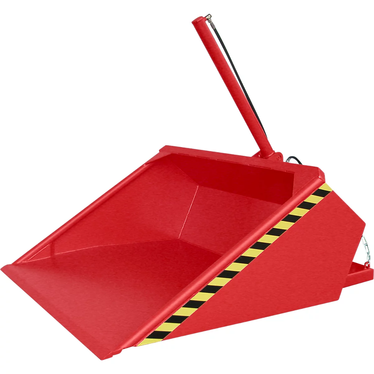 Bauer godet hydraulique pour chariot élévateur DGS 700, hydraulique pour chariot élévateur, L 1610 x l 1210 x H 1370 mm, 0,7 m³, jusqu'à 1000 kg, acier peint, rouge feu