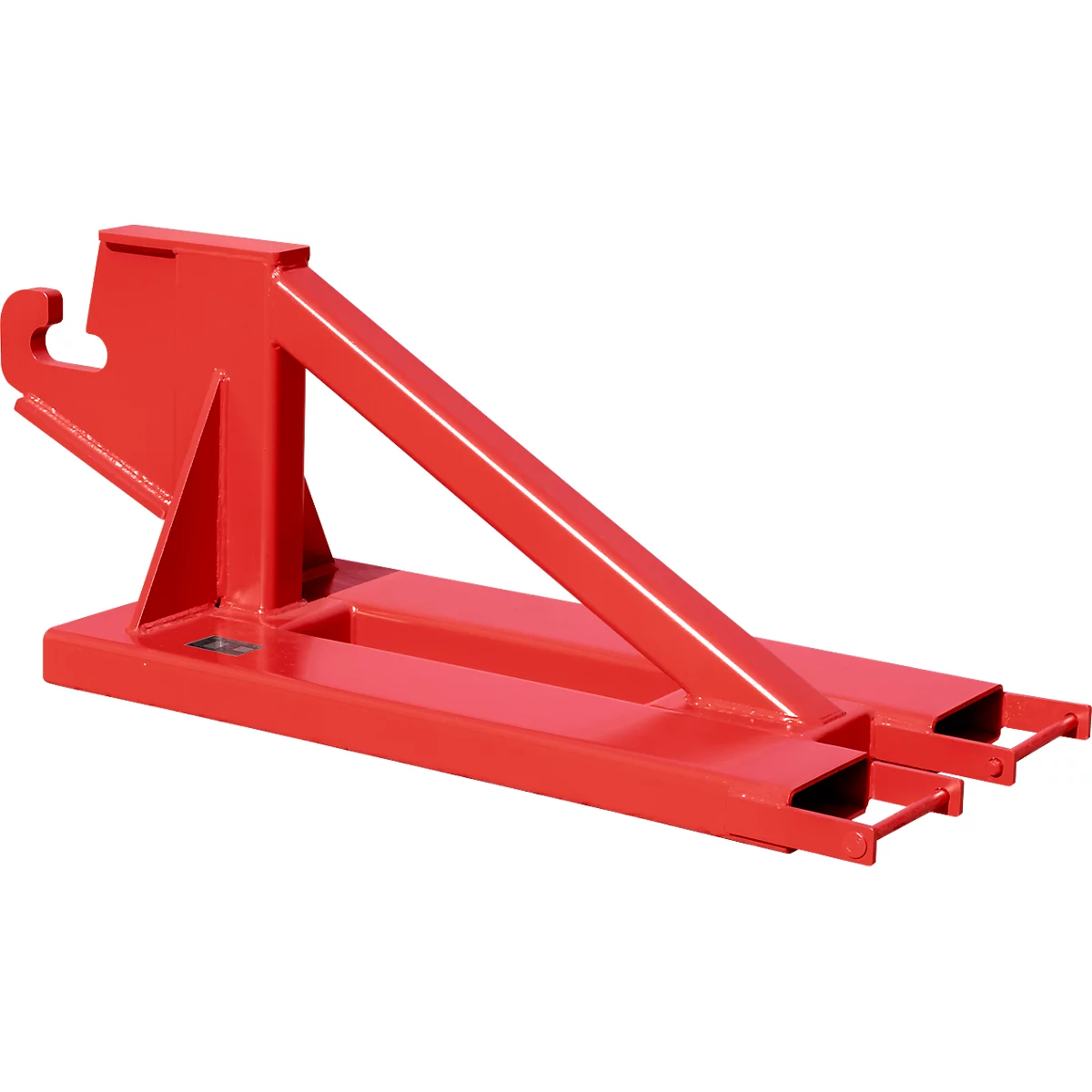 Bauer manoeuvreerhulp RH-AC, met haak, tot 10000 kg, L 1800 x B 700 x H 725 mm, gelakt, vuurrood RAL 3000