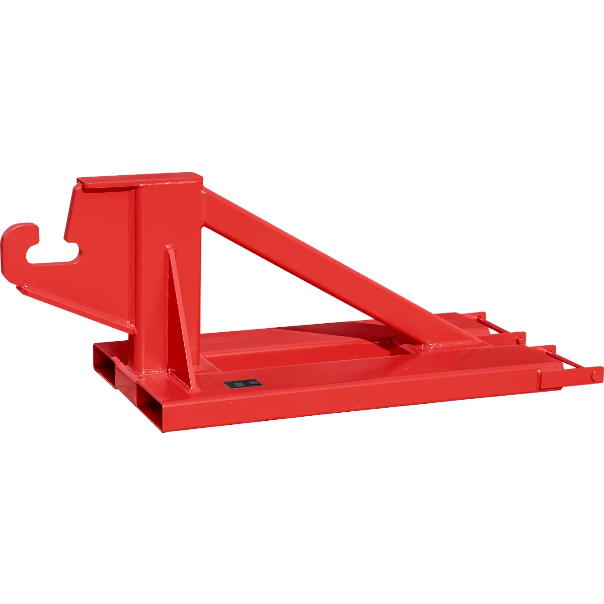 Bauer manoeuvreerhulp RH-AC, met haak, tot 10000 kg, L 1800 x B 700 x H 725 mm, gelakt, vuurrood RAL 3000