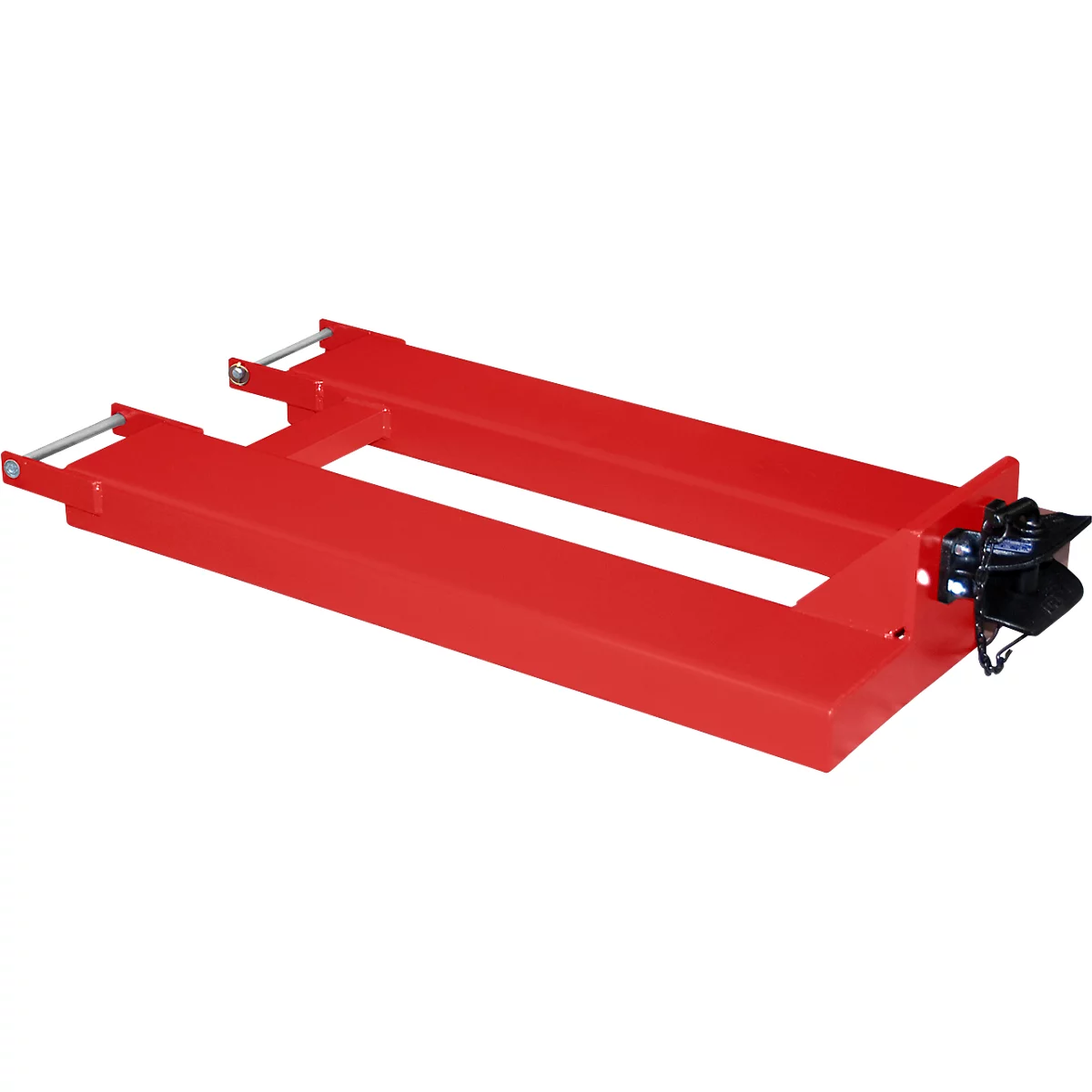 Bauer manoeuvreerhulp RH-RM, met aanhangerkoppeling, tot 650 kg, L 1465 x B 650 x H 270 mm, gelakt, vuurrood RAL 3000