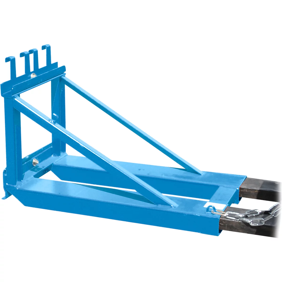 Bauer MH-I afvalverzamelaar, met rubberen aanslag, voor 1x 80- tot 360-L-MGB, L 1030 x B 585 H 680 mm, gelakt, lichtblauw RAL 5012