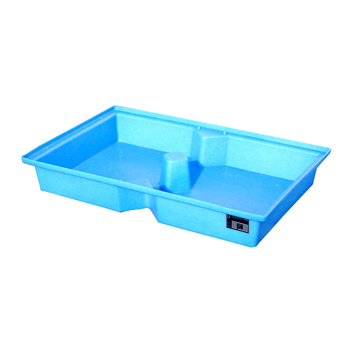 Bauer PE-Auffangwanne Typ KWP-P 100, für Paletten, Lagerung von Kleingebinden, 100 l
