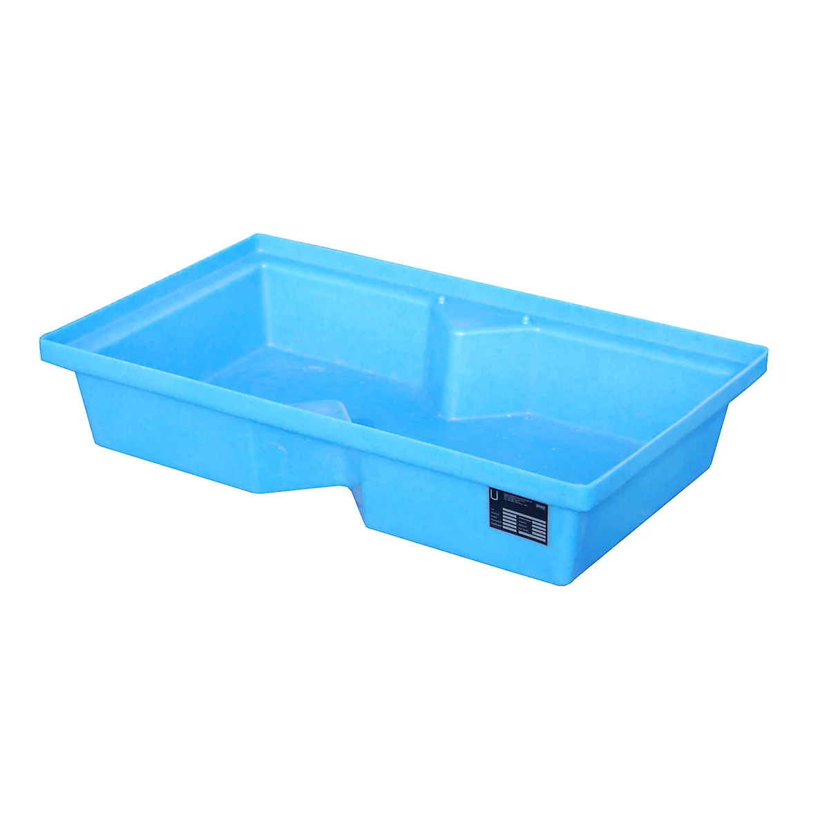 Bauer PE-Auffangwanne Typ KWP-P 60, für Paletten, Lagerung von Kleingebinden, 60 l