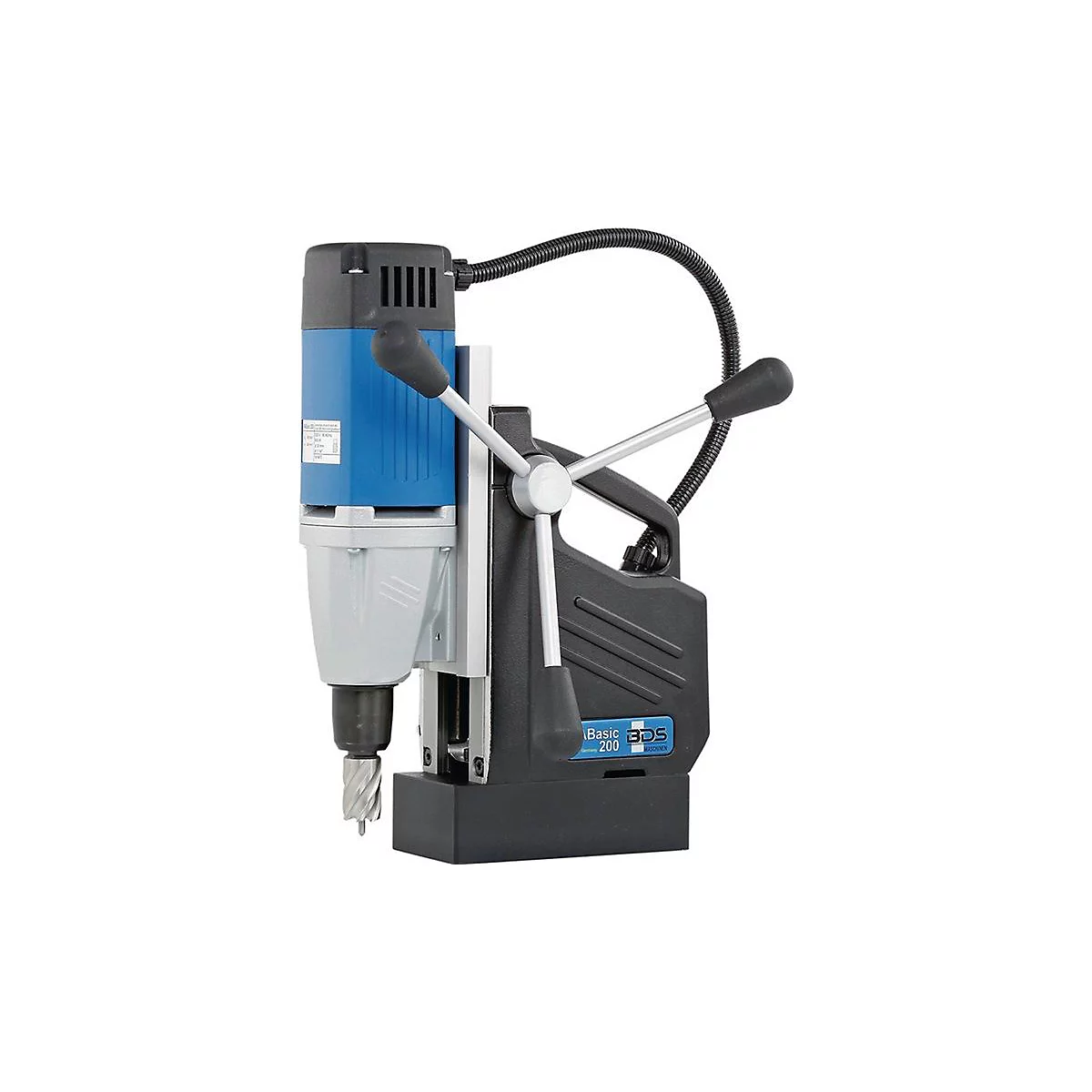 BDS Kernbohrmaschine MABasic 200, Ø 32 mm, Weldon 3/4 Zoll, 1050 W, Magnetfuß, Hub 160 mm