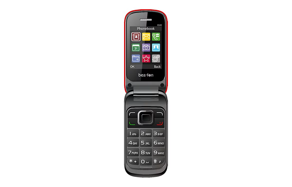 Bea-fon Classic Line C245 - Feature Phone - Dual-SIM - microSD slot - LCD-Anzeige - 240 x 320 Pixel