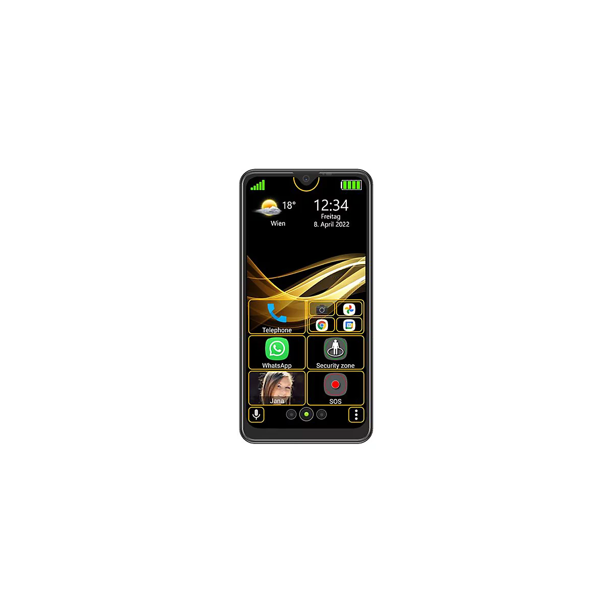 Bea-fon M6s plus - 4G Smartphone - Dual-SIM - RAM 3 GB / Interner Speicher 32 GB - microSD slot - 6.26'