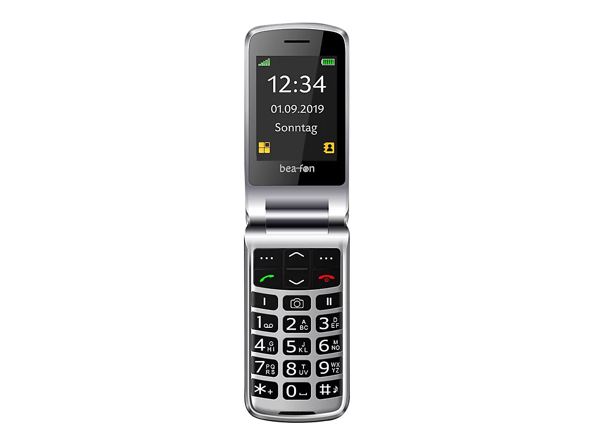 Bea-fon Silver Line SL495 - Feature phone - microSD slot - LCD-Anzeige - 320 x 240 Pixel - rear camera 0,3 MP