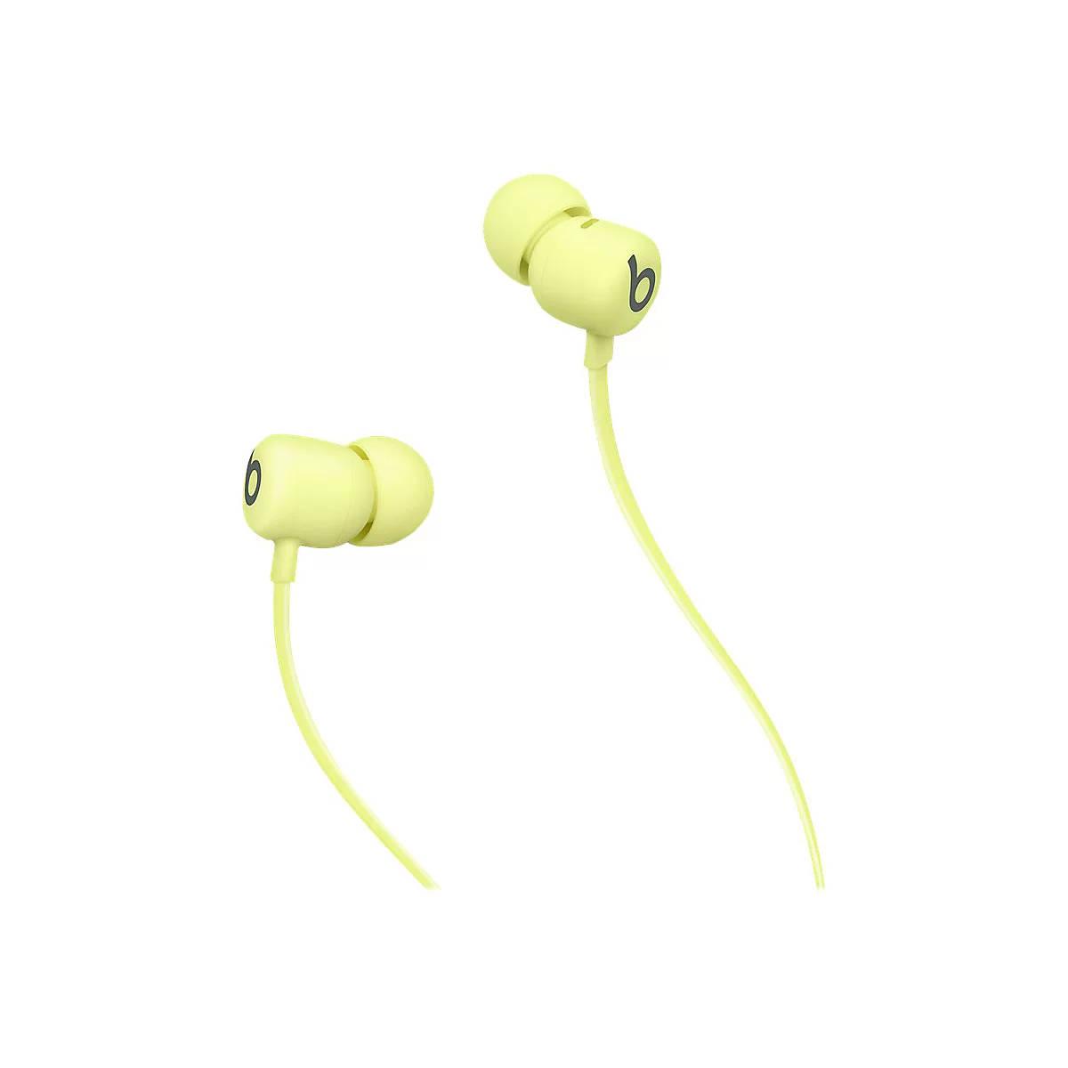 HellgrÃ¼ne KopfhÃ¶rer von Beats, mit dem Logo b.