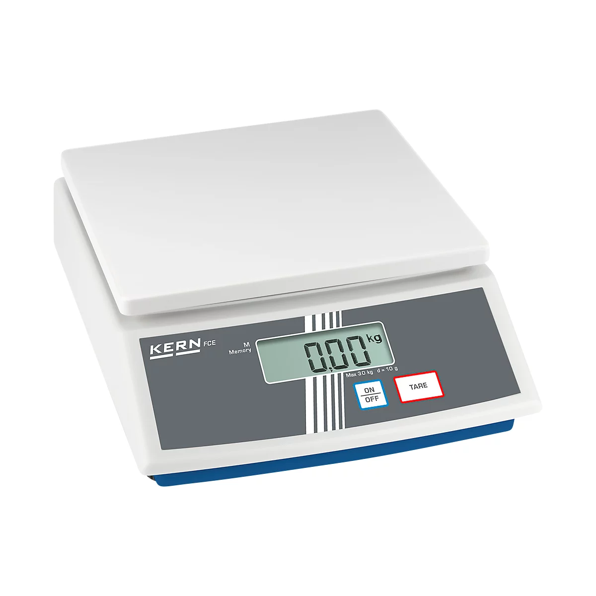 Beginnersbankweegschaal FCE-N, 2-sleutel bediening, beschermkap, weegvermogen max. 6 kg