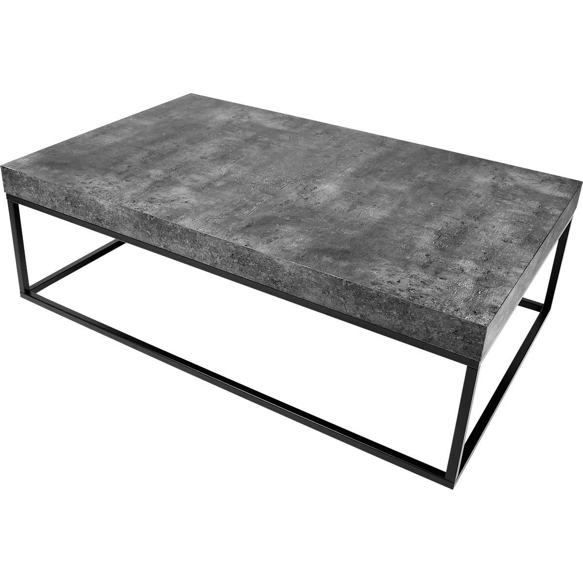 Beistelltisch Beton, 1200 x 750 x 380 mm, schwarz