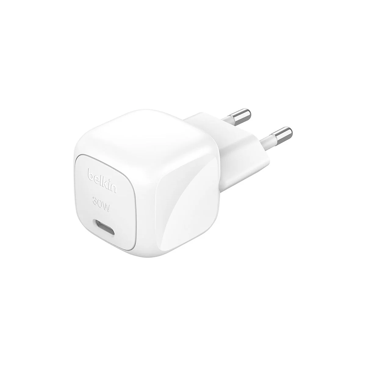 Chargeur Belkin blanc, 30W, avec prise.