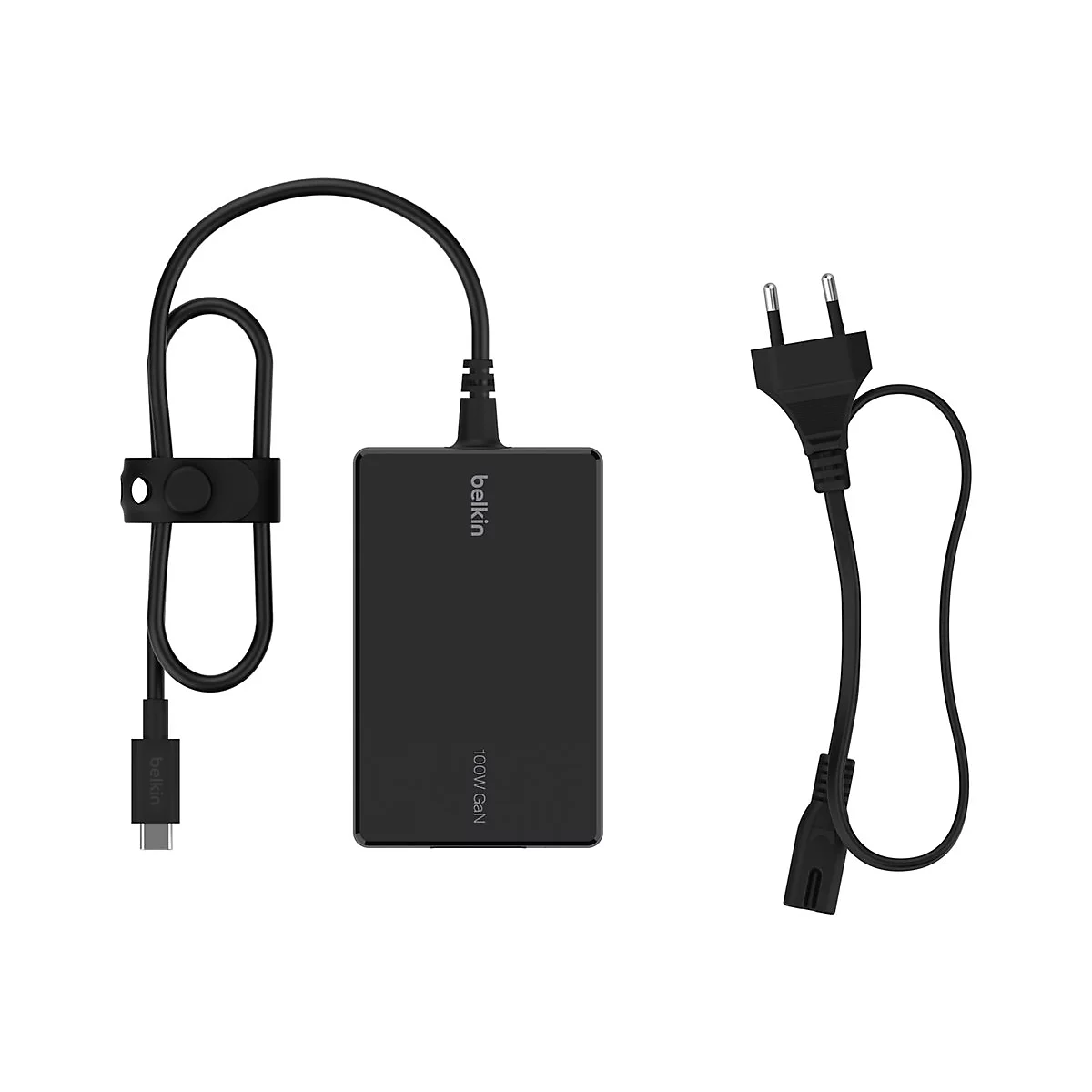 Belkin Connect USB-C Core - Netzteil - GaN-Technologie - 100 Watt - PD (24 pin USB-C) - Schwarz