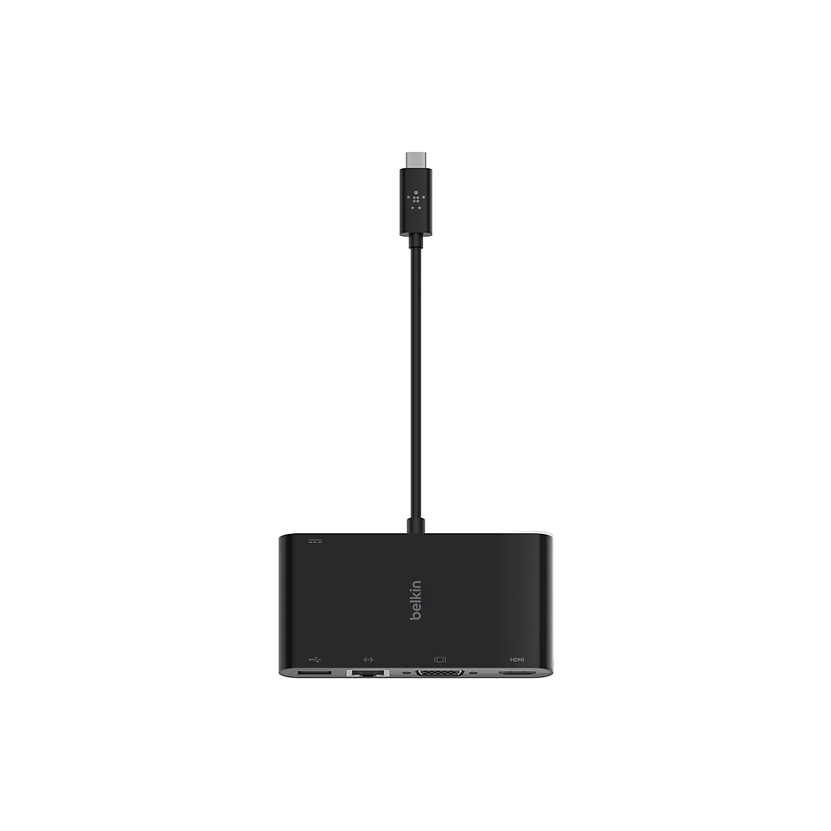 Belkin Multimedia- und Ladeadapter - USB-C - VGA, HDMI - GigE