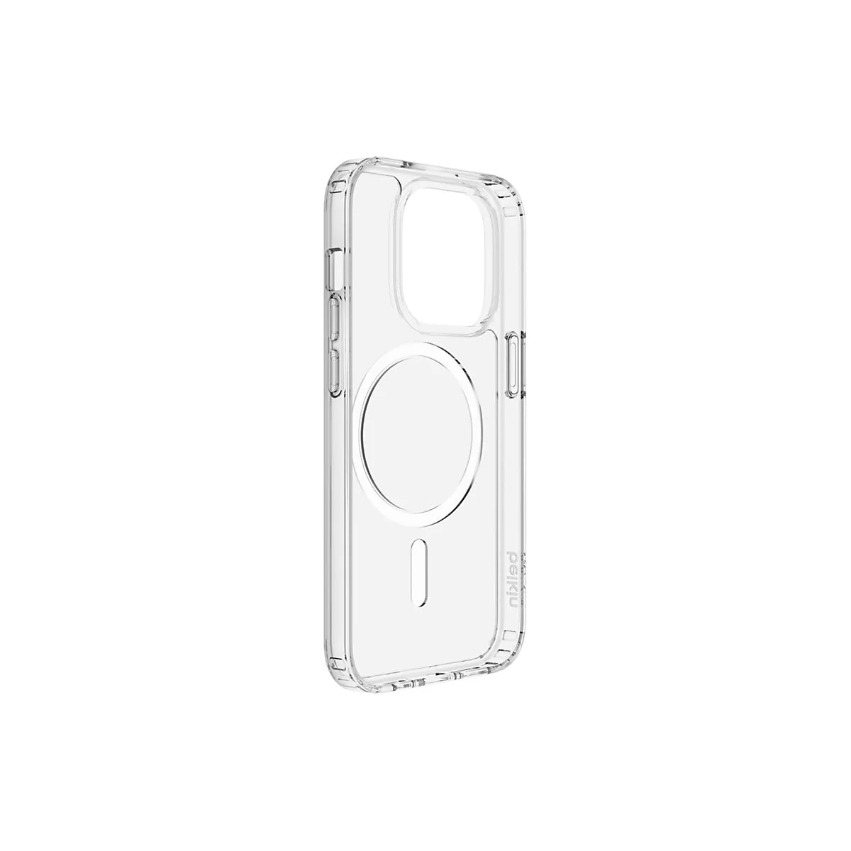 Coque de téléphone transparente avec anneau magnétique. Clair, facilement reconnaissable.