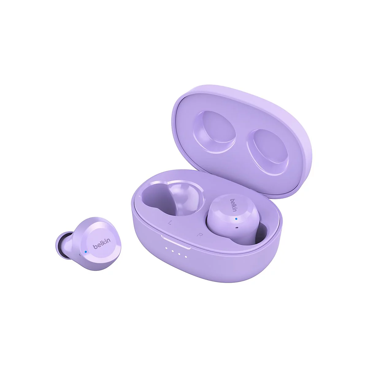 Belkin SoundForm Bolt - True Wireless-Kopfhörer mit Mikrofon - im Ohr - Bluetooth - Lavendel