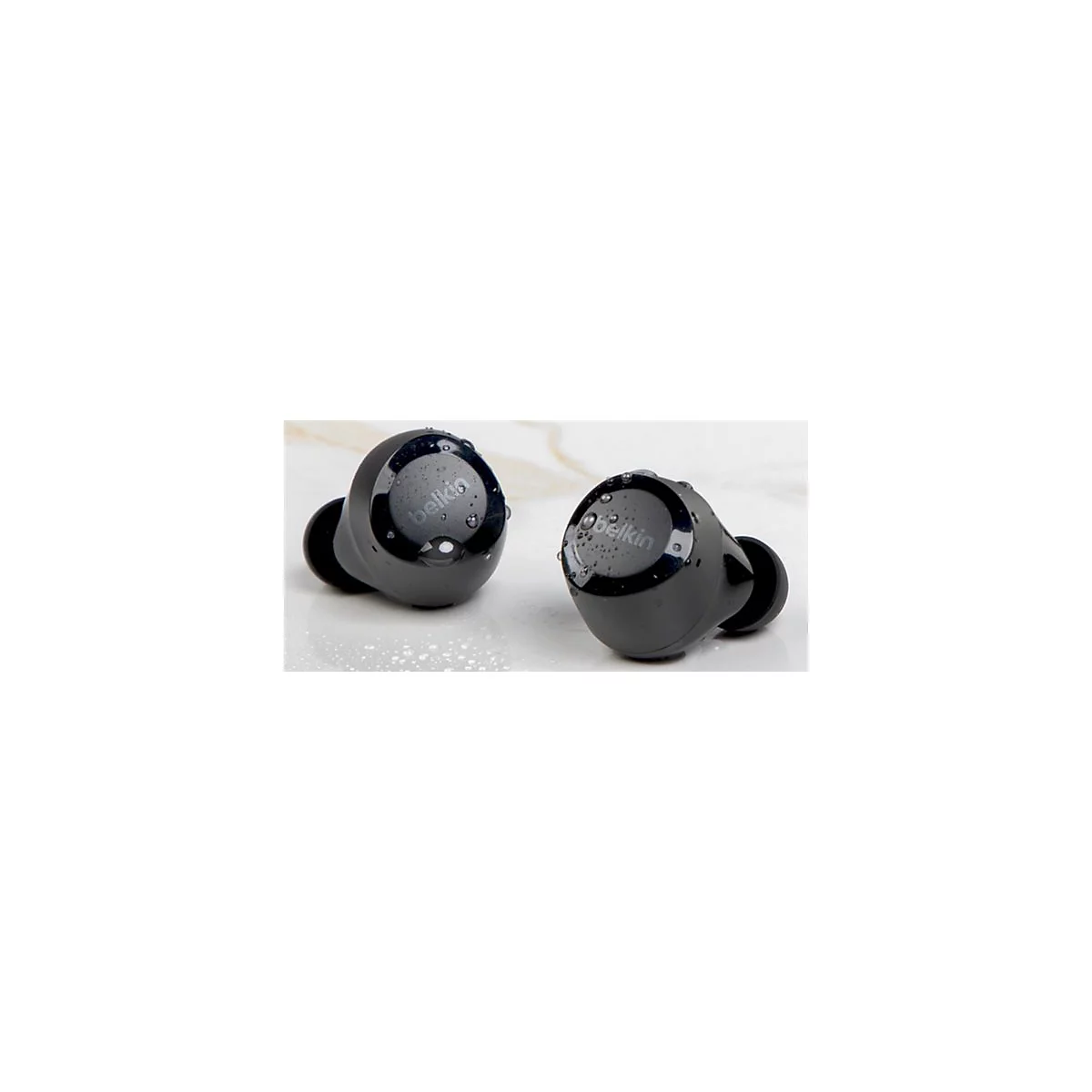 Belkin SoundForm Bolt - True Wireless-Kopfhörer mit Mikrofon - im Ohr - Bluetooth - Schwarz - für Apple iPhone 14, 14 Plus, 14 Pro, 14 Pro Max; Samsung Galaxy S22 5G, S22 Ultra 5G, S22+ 5G
