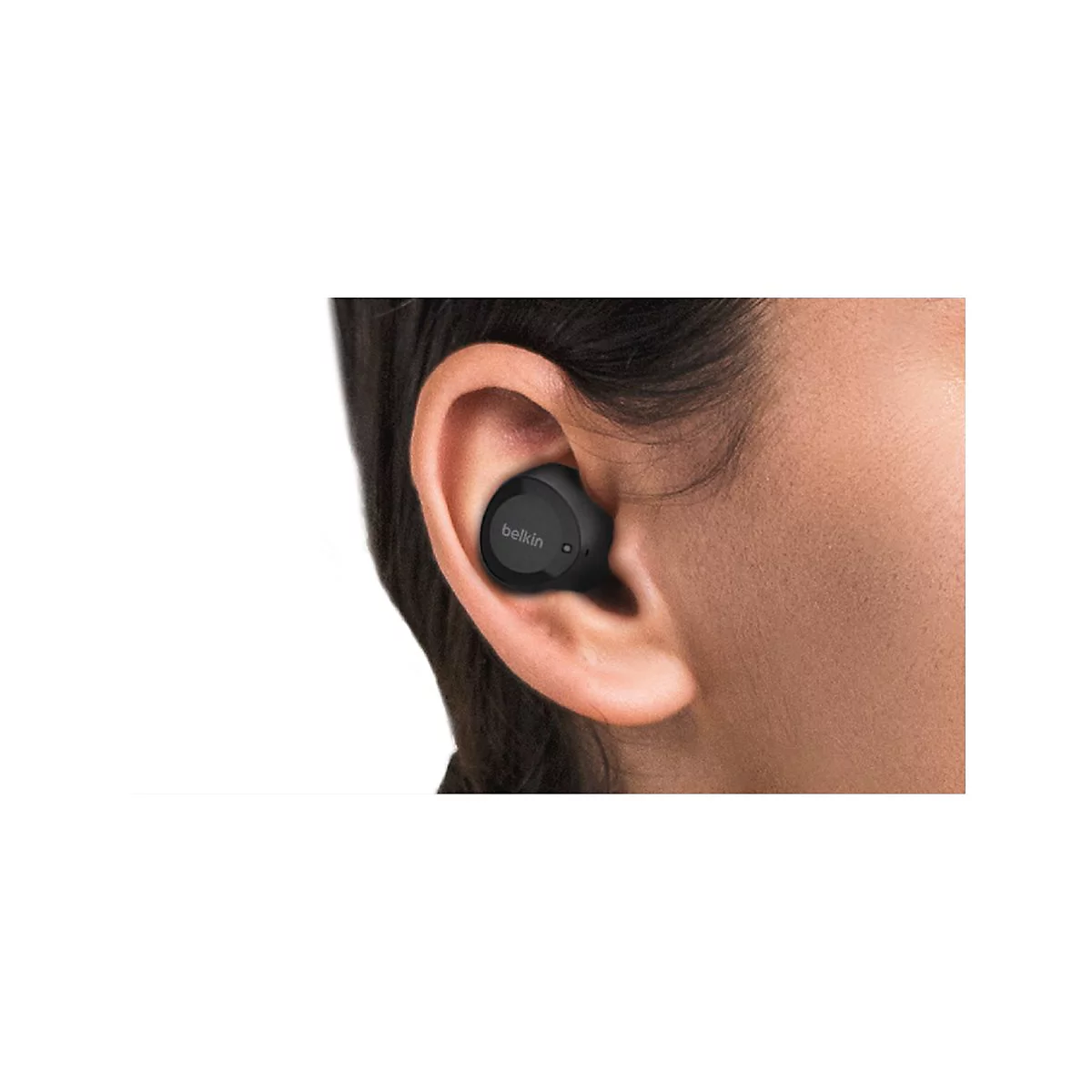 Belkin SoundForm Bolt - True Wireless-Kopfhörer mit Mikrofon - im Ohr - Bluetooth - Schwarz - für Apple iPhone 14, 14 Plus, 14 Pro, 14 Pro Max; Samsung Galaxy S22 5G, S22 Ultra 5G, S22+ 5G