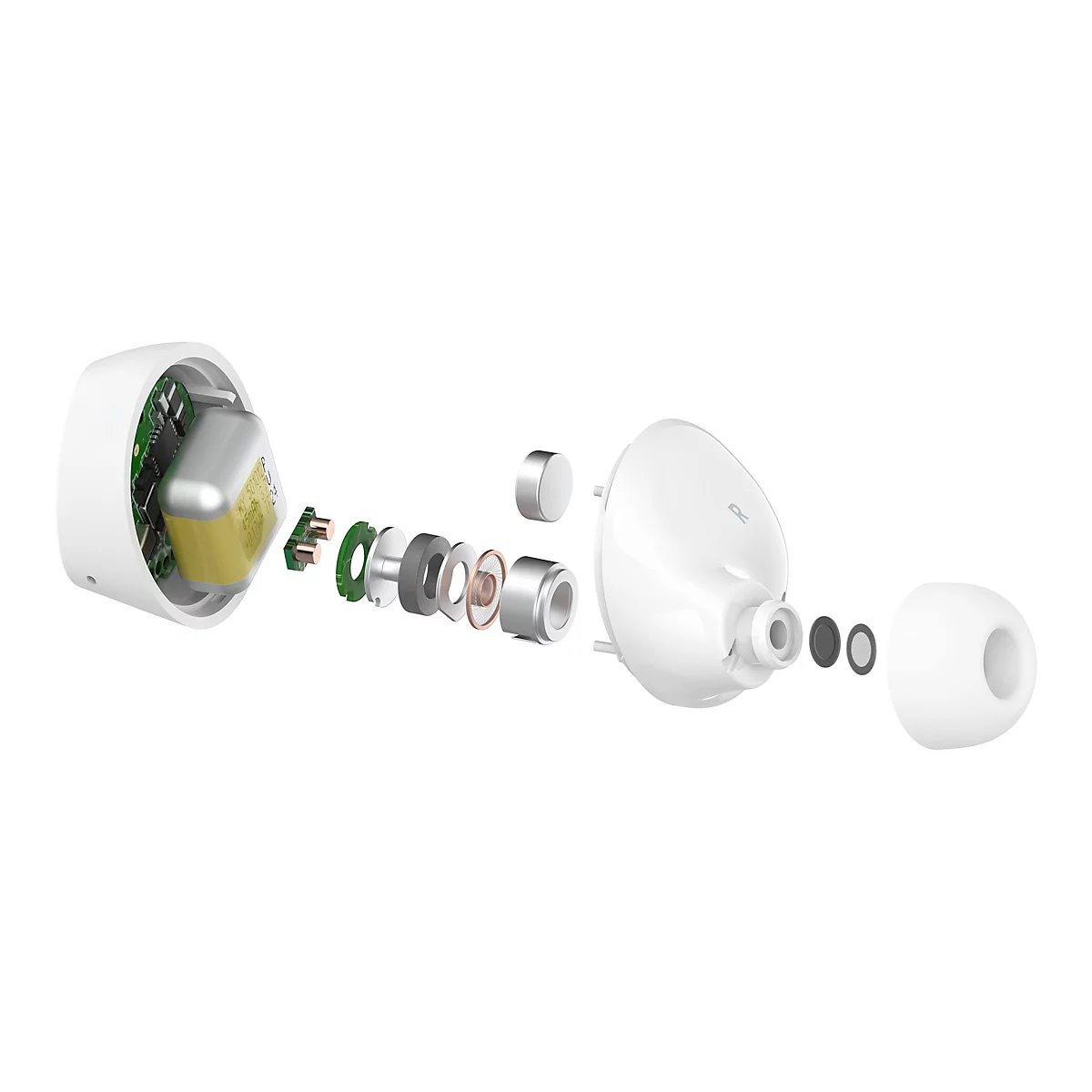 Belkin SoundForm Bolt - True Wireless-Kopfhörer mit Mikrofon - im Ohr - Bluetooth - weiß